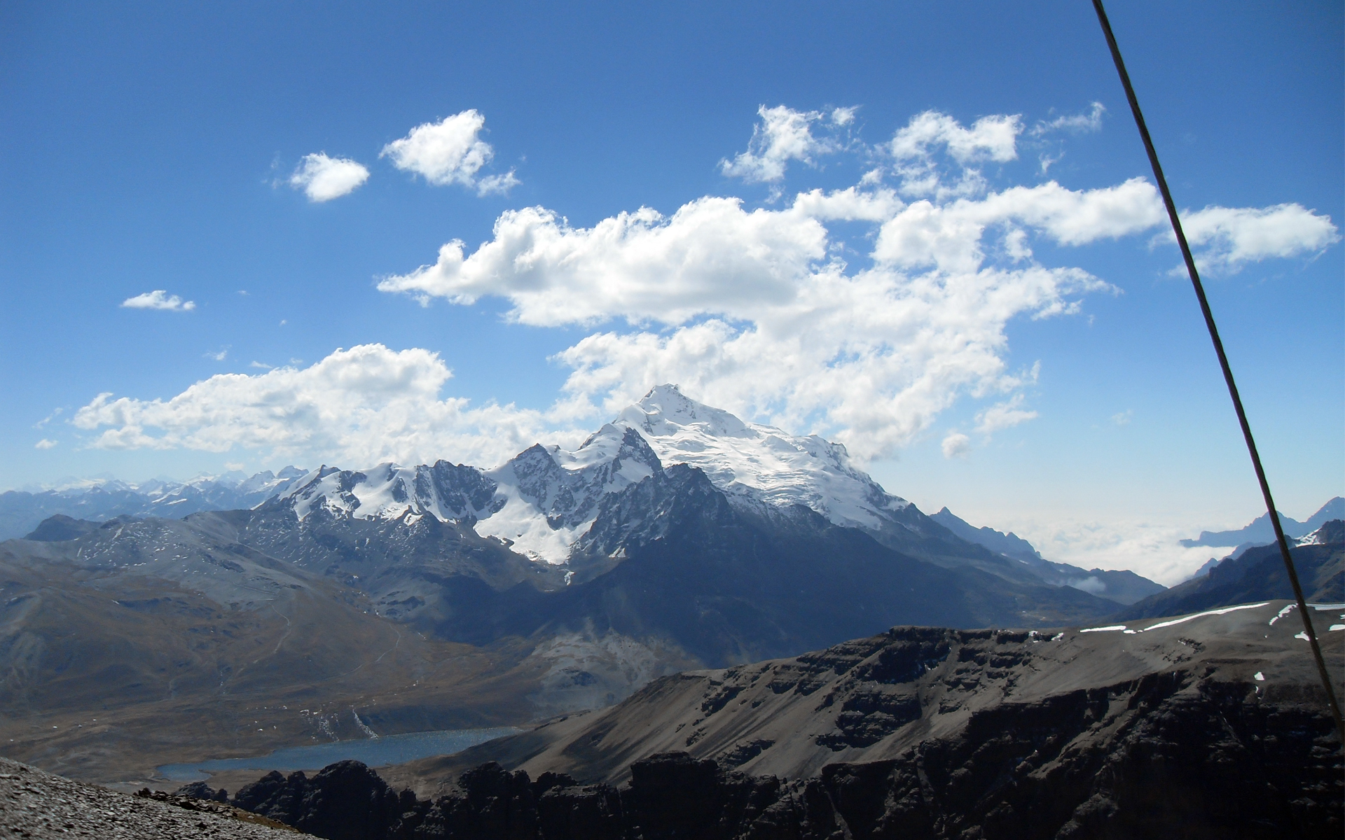 snow-capped mountain peak