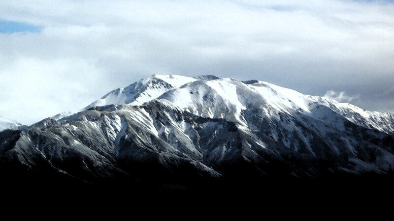 snow-capped mountain peak