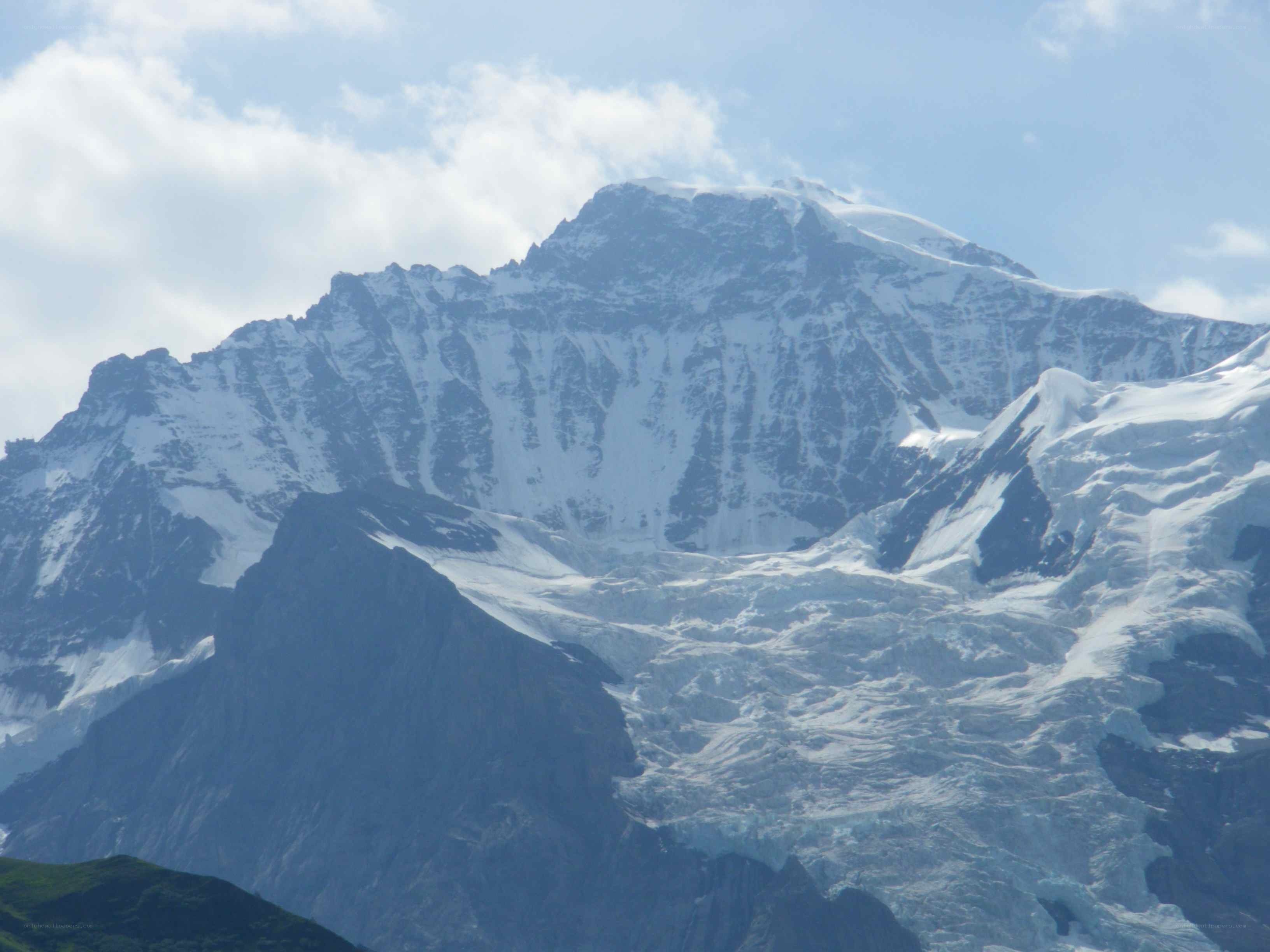 snow-capped mountain peak