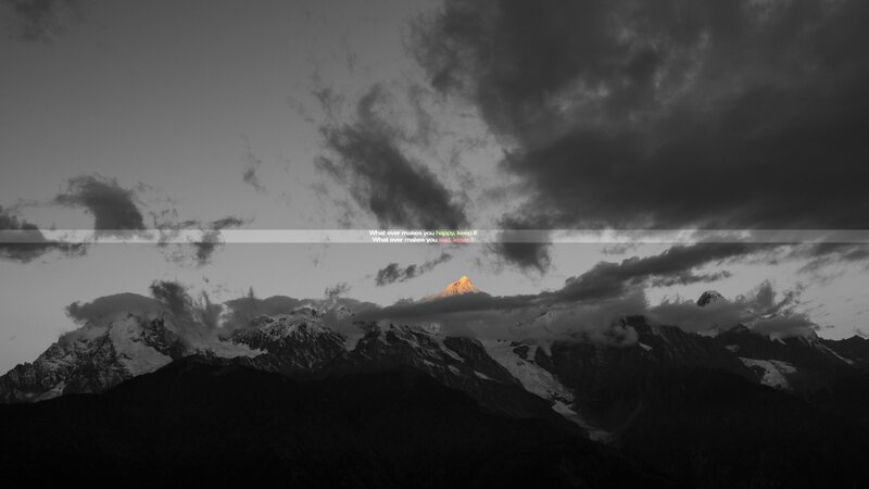 Snow-capped Mountain Peak — Black, Dramatic, Sunrise