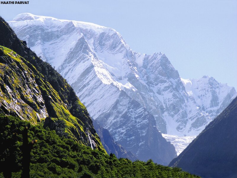 Snow-capped Mountain Peak — White, Serene, Afternoon