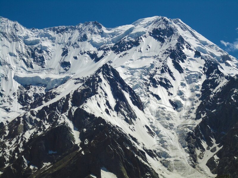 snow-capped mountain peaks