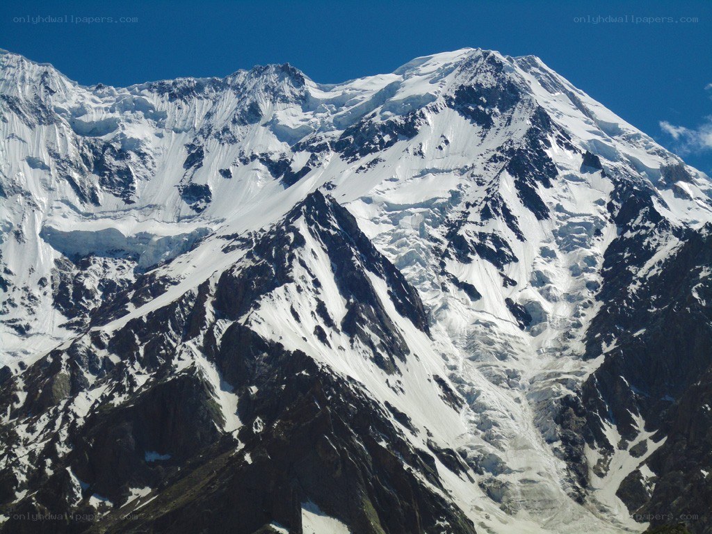 snow-capped mountain peaks