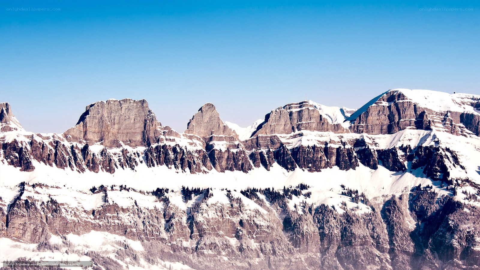 snow-capped mountain peaks