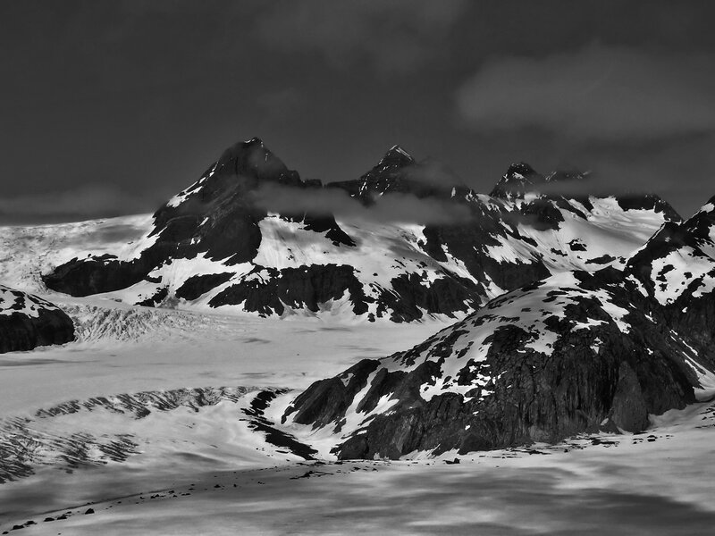 Snow-Capped Mountain Peaks