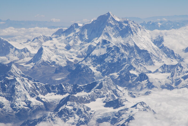 snow-capped mountain peaks