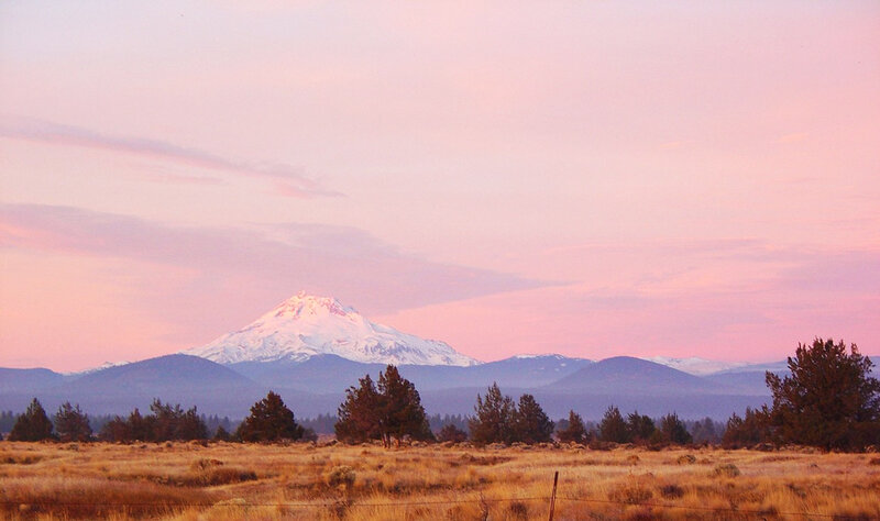 Snow-capped Mountain — Pink