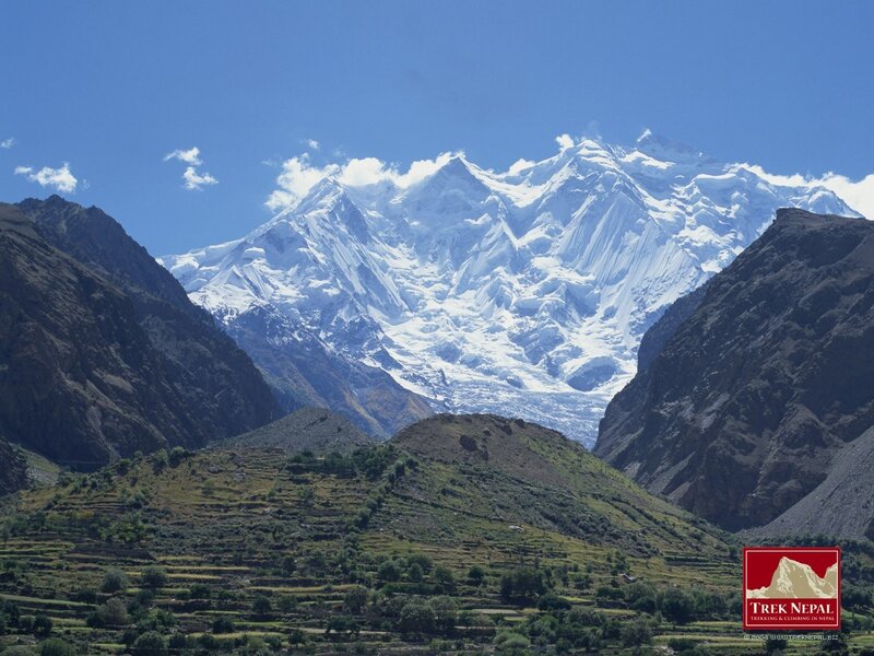 Snow-capped Mountain Range — Blue, Serene, Afternoon, Photograph, Mountains, Valley, Terraces