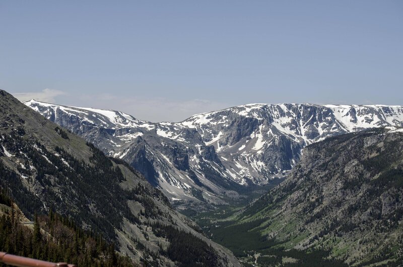 Snow-capped Mountain Range — Blue, Serene, Afternoon, Photograph, Valley