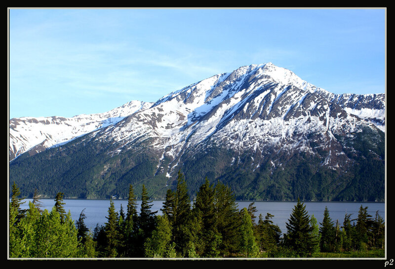 Snow-capped Mountain Range — Blue, Serene, Afternoon