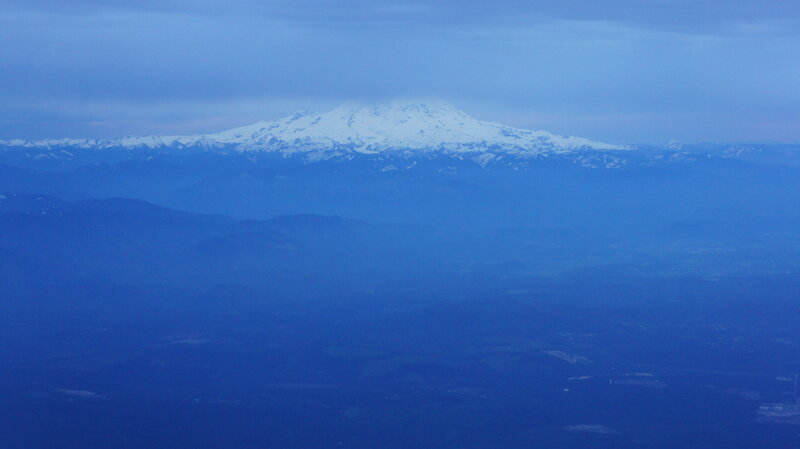 Snow-capped Mountain Range — Blue, Serene, Morning