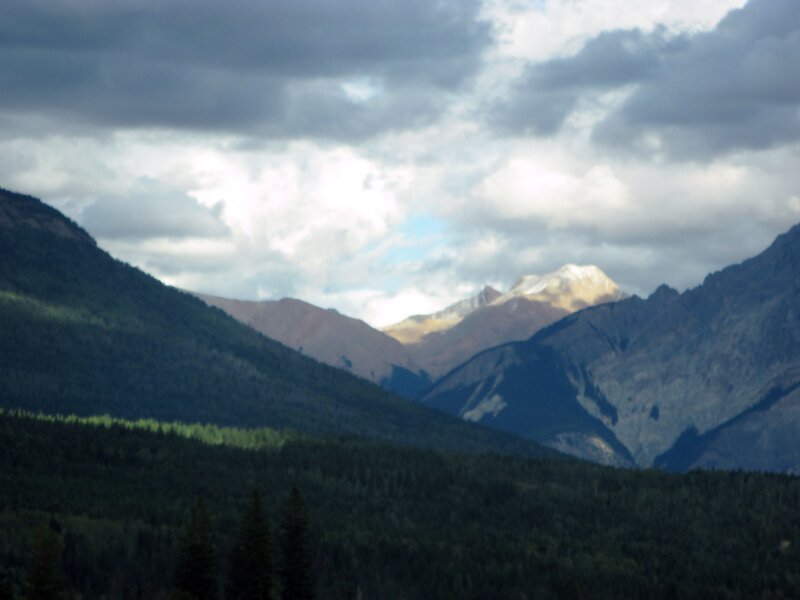 Snow-capped Mountain Range — Green, Dramatic, Photograph