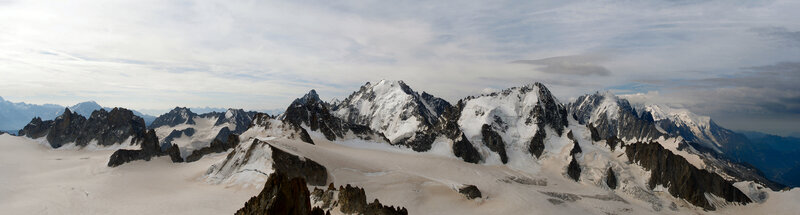 snow-capped mountain range panorama