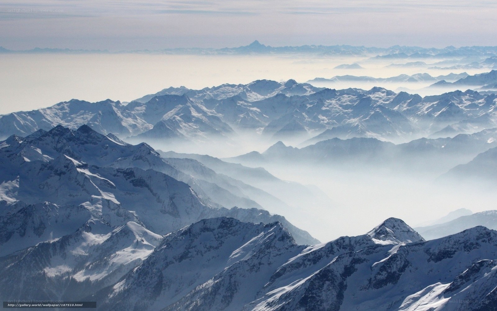 Snow-Capped Mountain Ranges