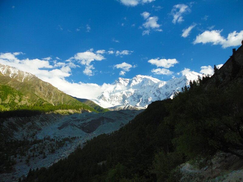 snow-capped mountain valley