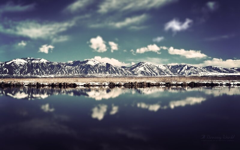 Snow-capped Mountains — a Dreamy World
