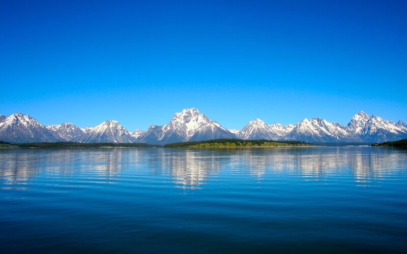Snow-capped Mountains — Afternoon, Sky