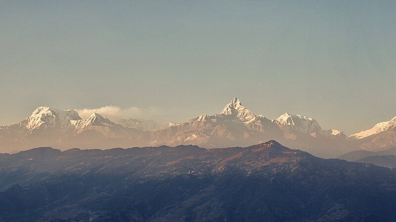 snow-capped mountains at dawn