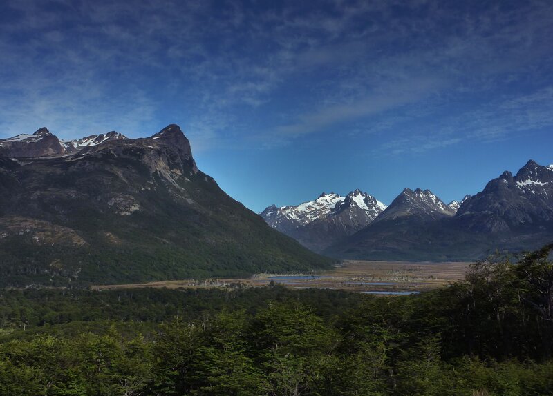Snow-capped Mountains — Blue, Serene, Afternoon, Photograph, Forest, Lake, Green