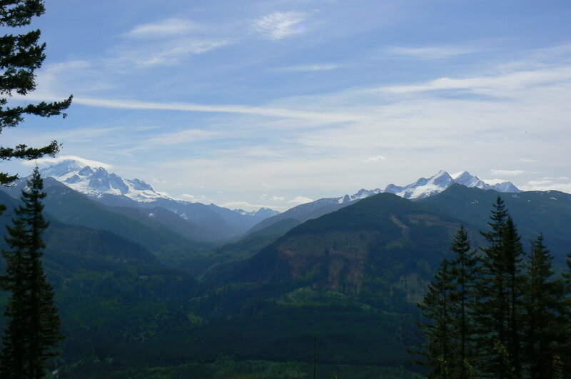 Snow-capped Mountains — Blue, Serene, Afternoon, Photograph, Forests