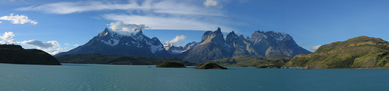 Snow-capped Mountains — Blue, Serene, Afternoon, Photograph, Lake, Islands