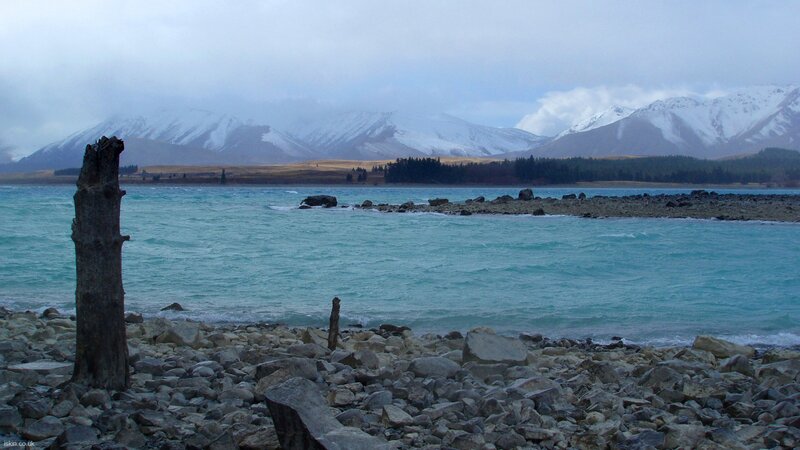 Snow-capped Mountains — Blue, Serene, Photograph