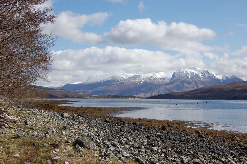 Snow-capped Mountains — Blue, Serene, Spring, Photograph, Lake, Rocks