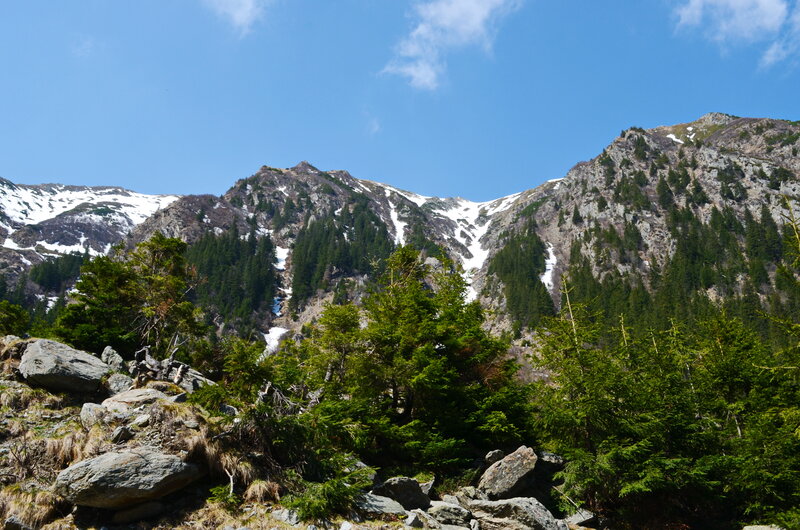 Snow-capped Mountains — Blue, Serene, Spring, Photograph, Trees