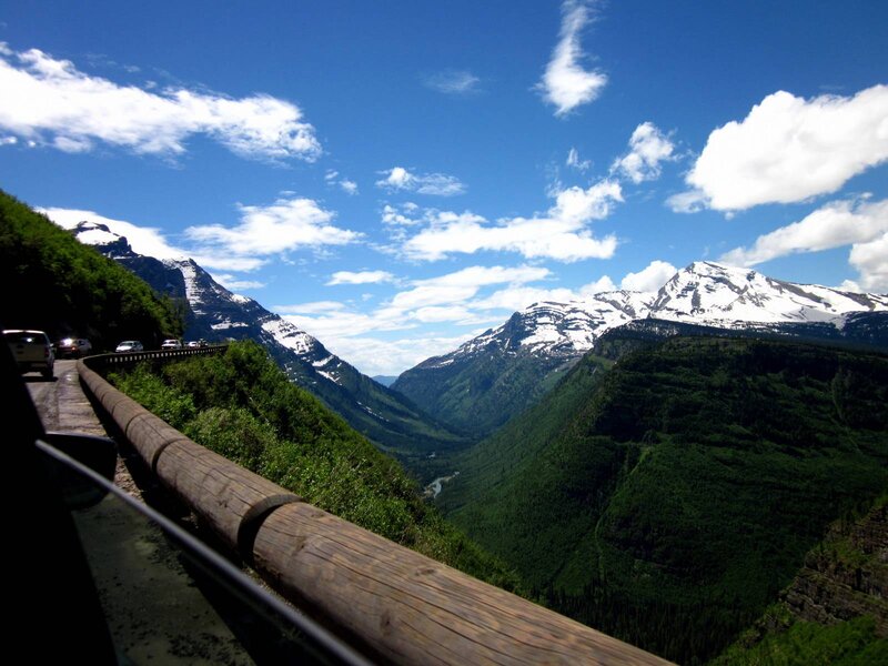 Snow-capped Mountains — Blue, Serene, Summer, Photograph, Valley