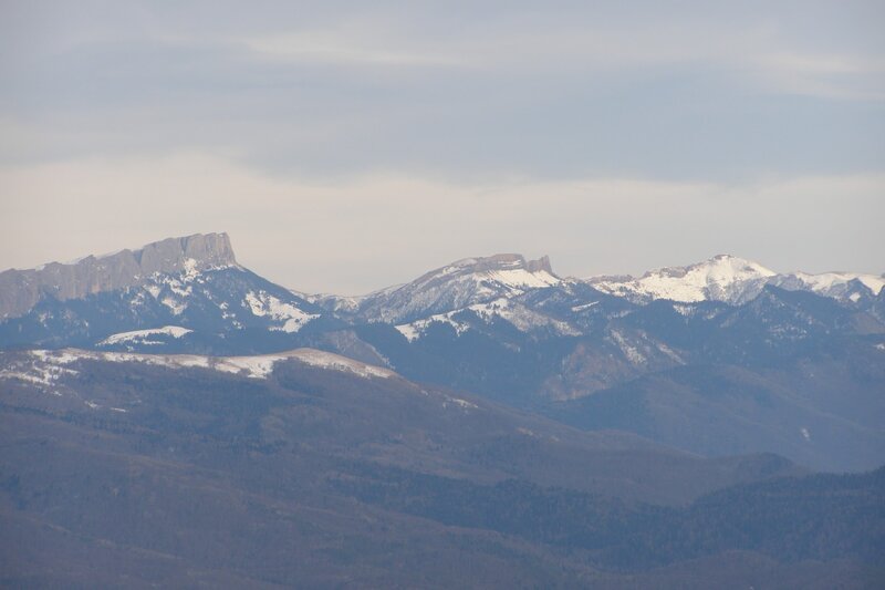 Snow-capped Mountains — Blue, Serene, Winter, Photograph, Snow