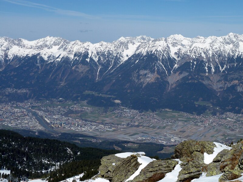 Snow-capped Mountains — Blue, Serene, Winter, Photograph, Valley