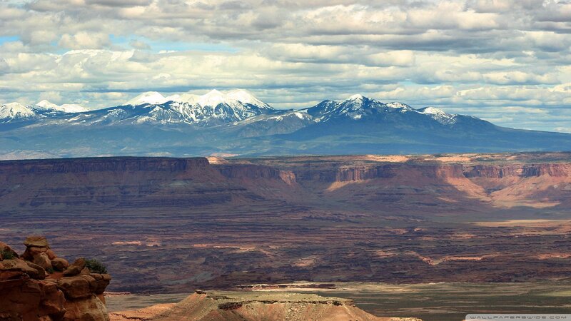 Snow-capped Mountains — Brown, Dramatic, Afternoon, Photograph