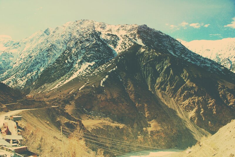 Snow-capped Mountains — Brown, Dramatic, Winter