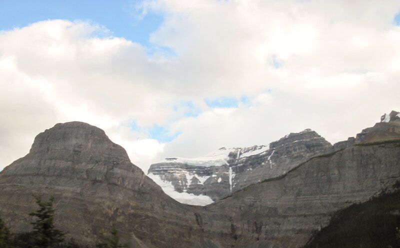 Snow-capped Mountains — Gray, Dramatic, Afternoon