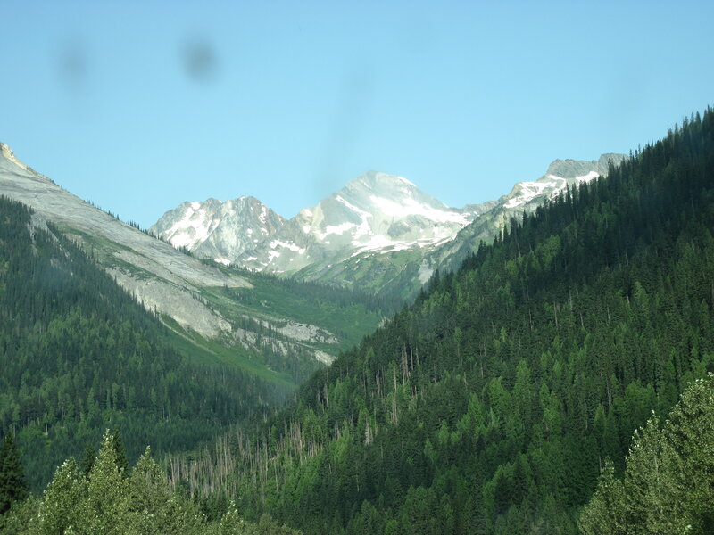 Snow-capped Mountains — Green, Serene, Afternoon, Photograph, Forests, Valley, Sky