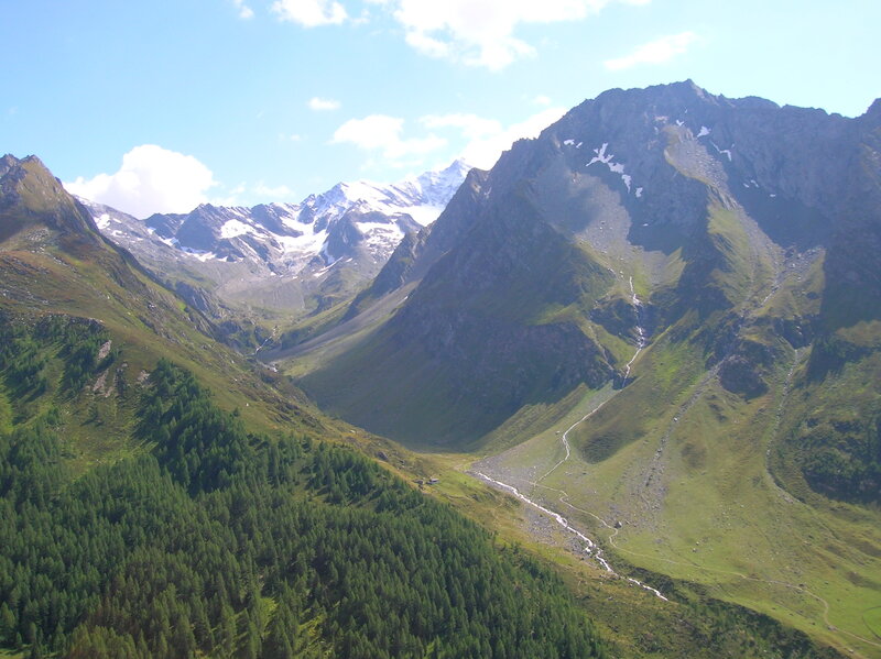 Snow-capped Mountains — Green, Serene, Afternoon, Photograph, Valley, Forest