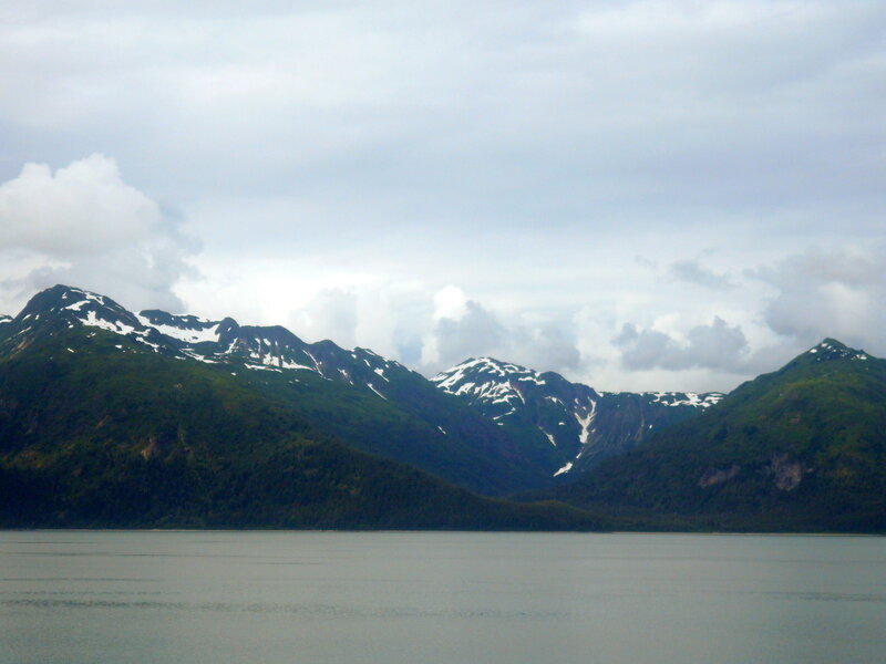 Snow-capped Mountains — Green, Serene, Photograph, Water