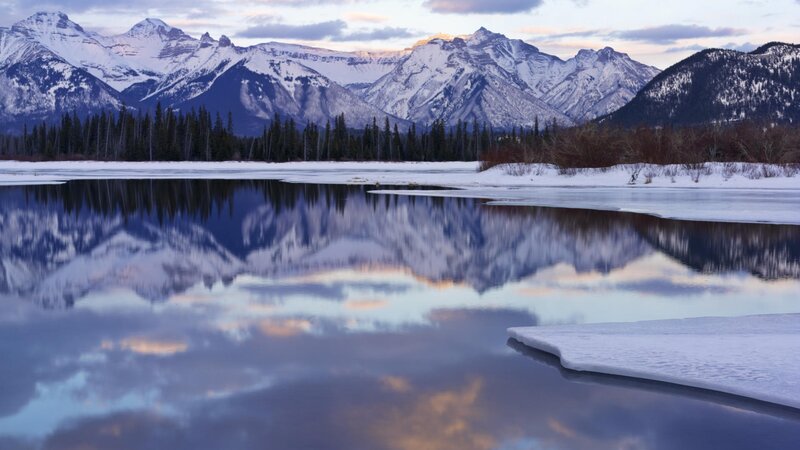 Snow-capped Mountains — Ice