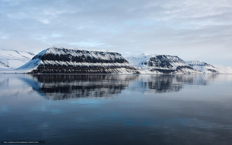 Snow-Capped Mountains Reflection