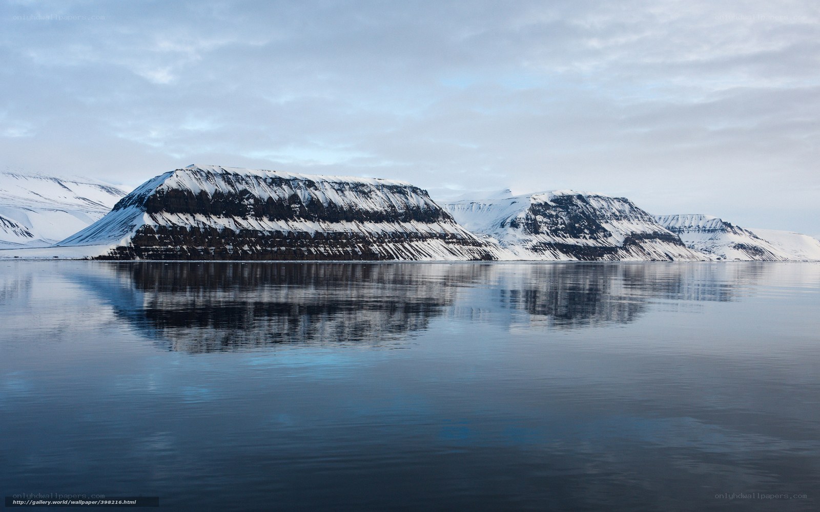 Snow-Capped Mountains Reflection