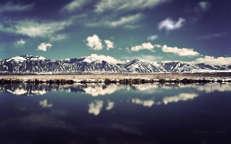 Snow-Capped Mountains Reflection