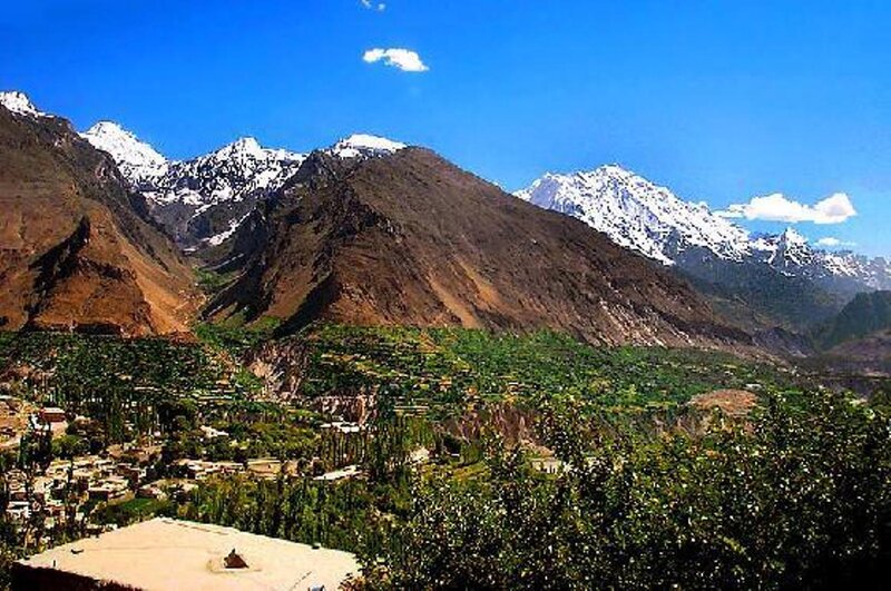 Snow-capped Mountains Valley