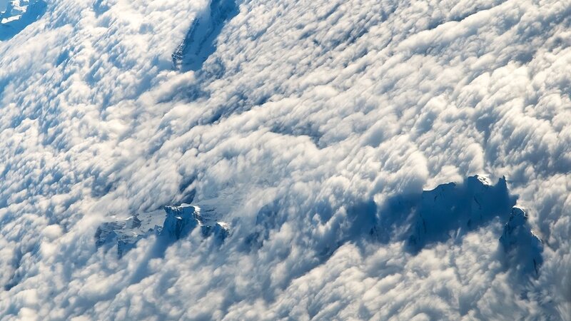 Snow-capped Mountains — White, Serene, Photograph