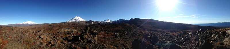 Snow-capped Volcano Landscape