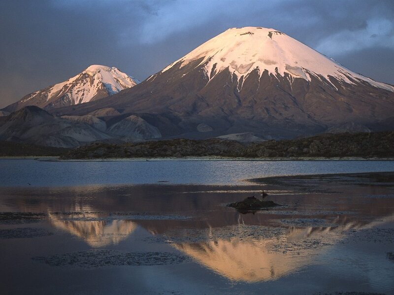 Snow-capped Volcanoes