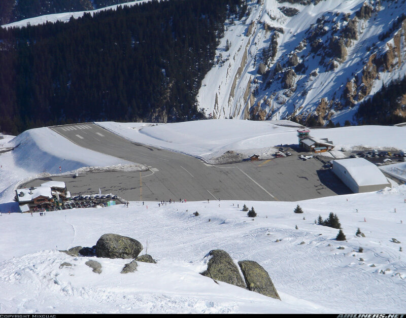 Snow-covered Airport Runway