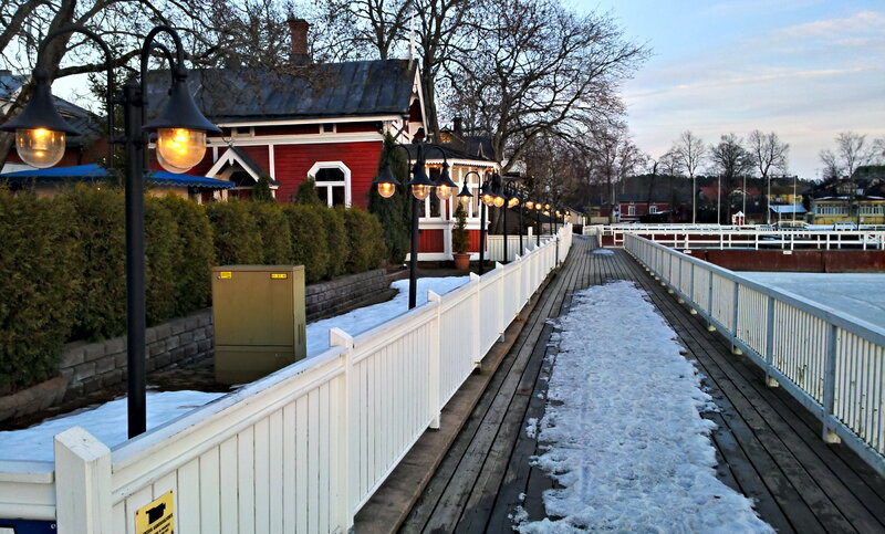 Snow-covered Boardwalk