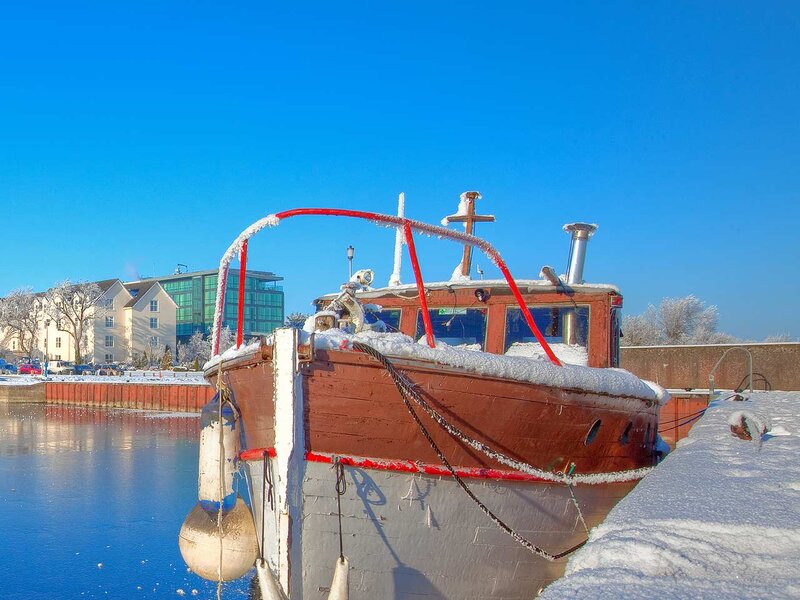 Snow-covered Boat