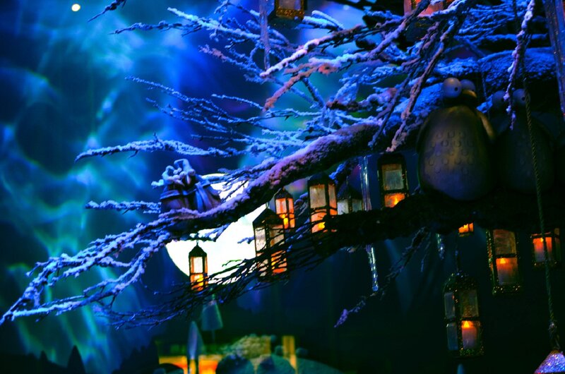 Snow-covered Branches — Blue, Magical