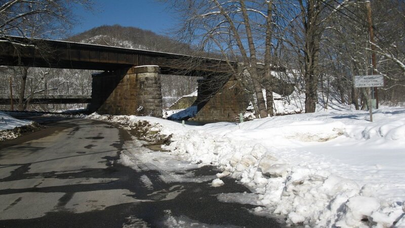 Snow-covered Bridge